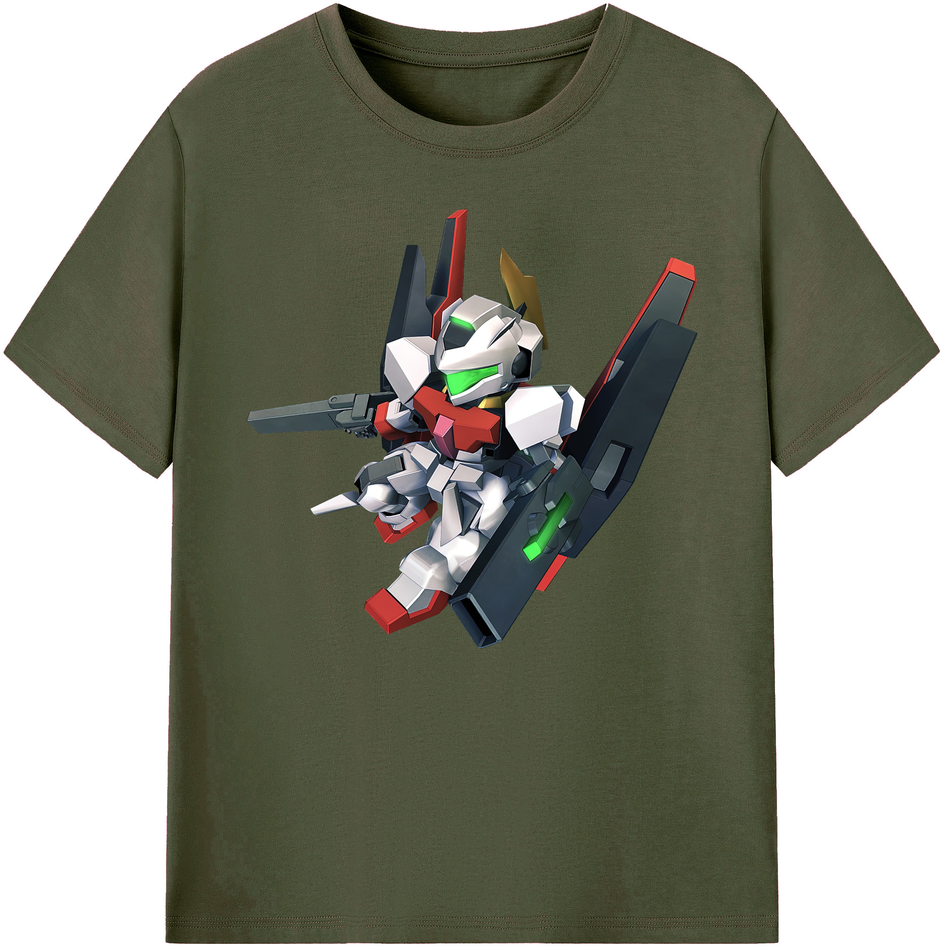（画像用） 機動戦士ガンダム Mobile Suit Gundam 綿100％ メンズ半袖Tシャツ｜肌触りやわらか＆通気性